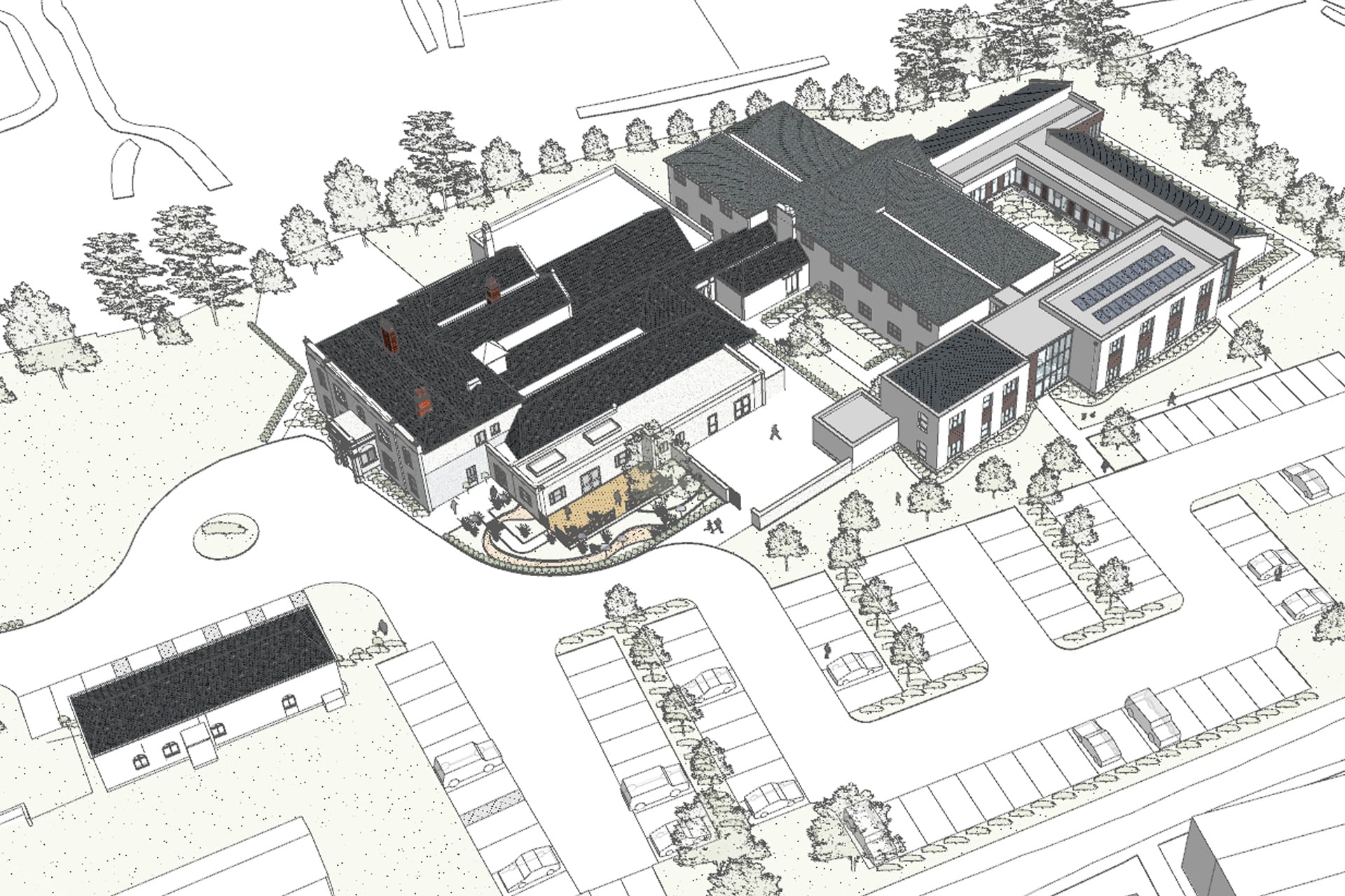 Woughton House Hotel Extension Stenton Obhi Architects