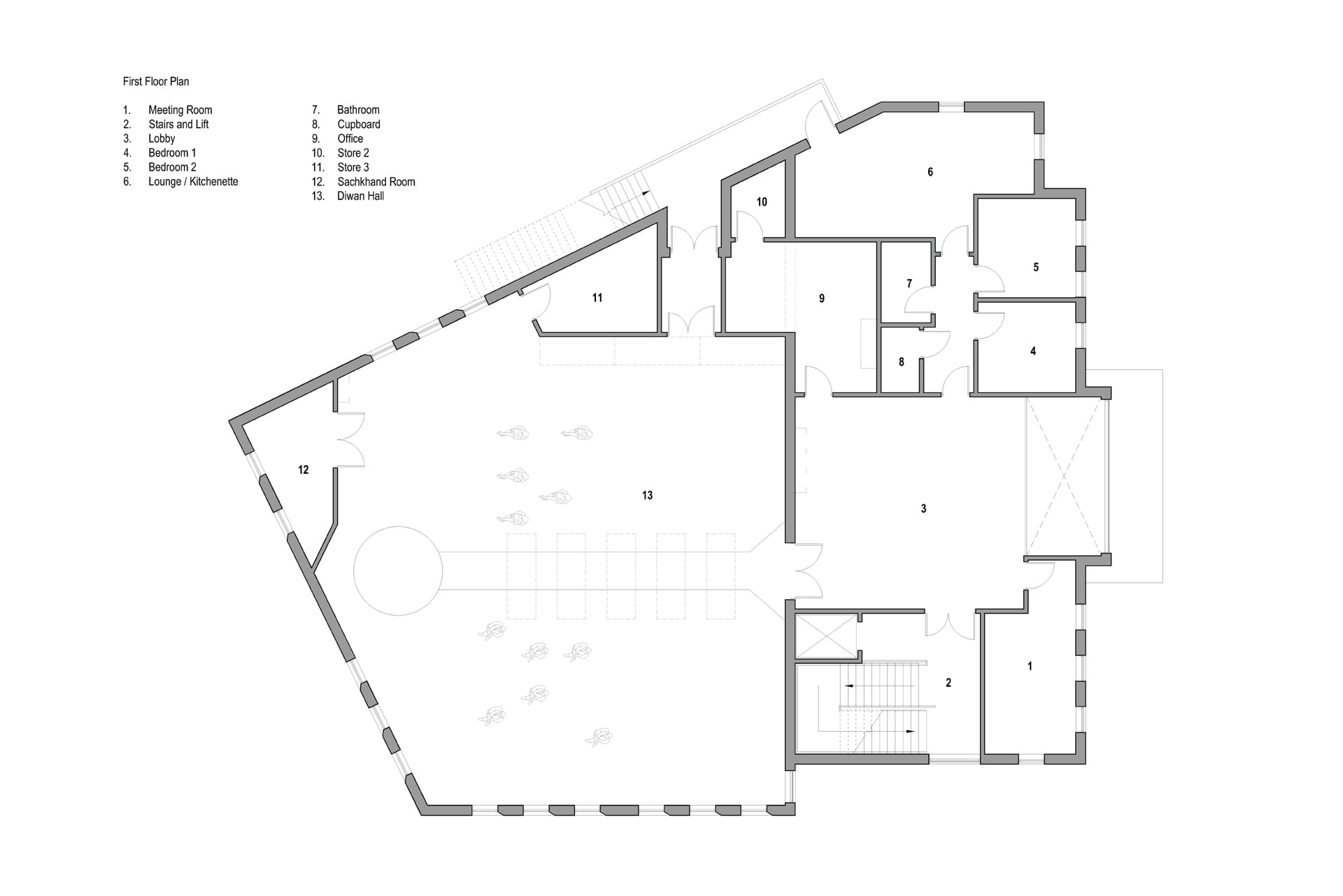 Bedford Sikh New Gurdwara Floor Plan