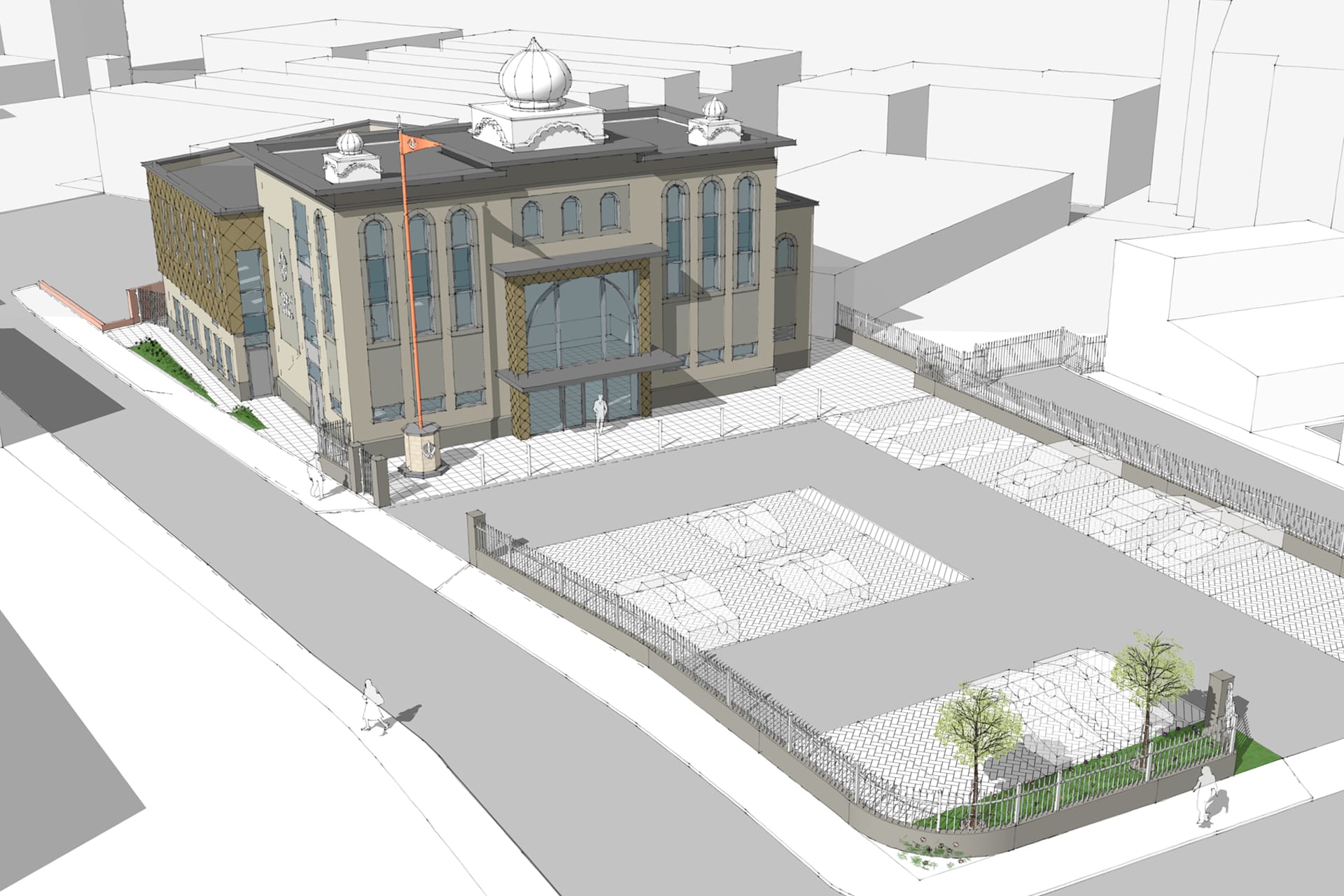 Bedford Sikh Gurdwara New Build Ampthill Street
