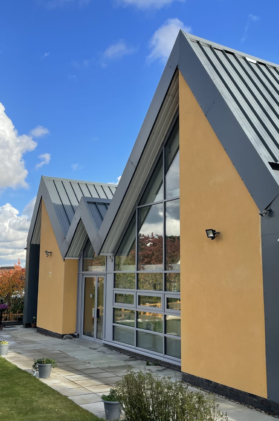 Murugan Temple Milton Keynes Zinc Standing Seam Modern Design