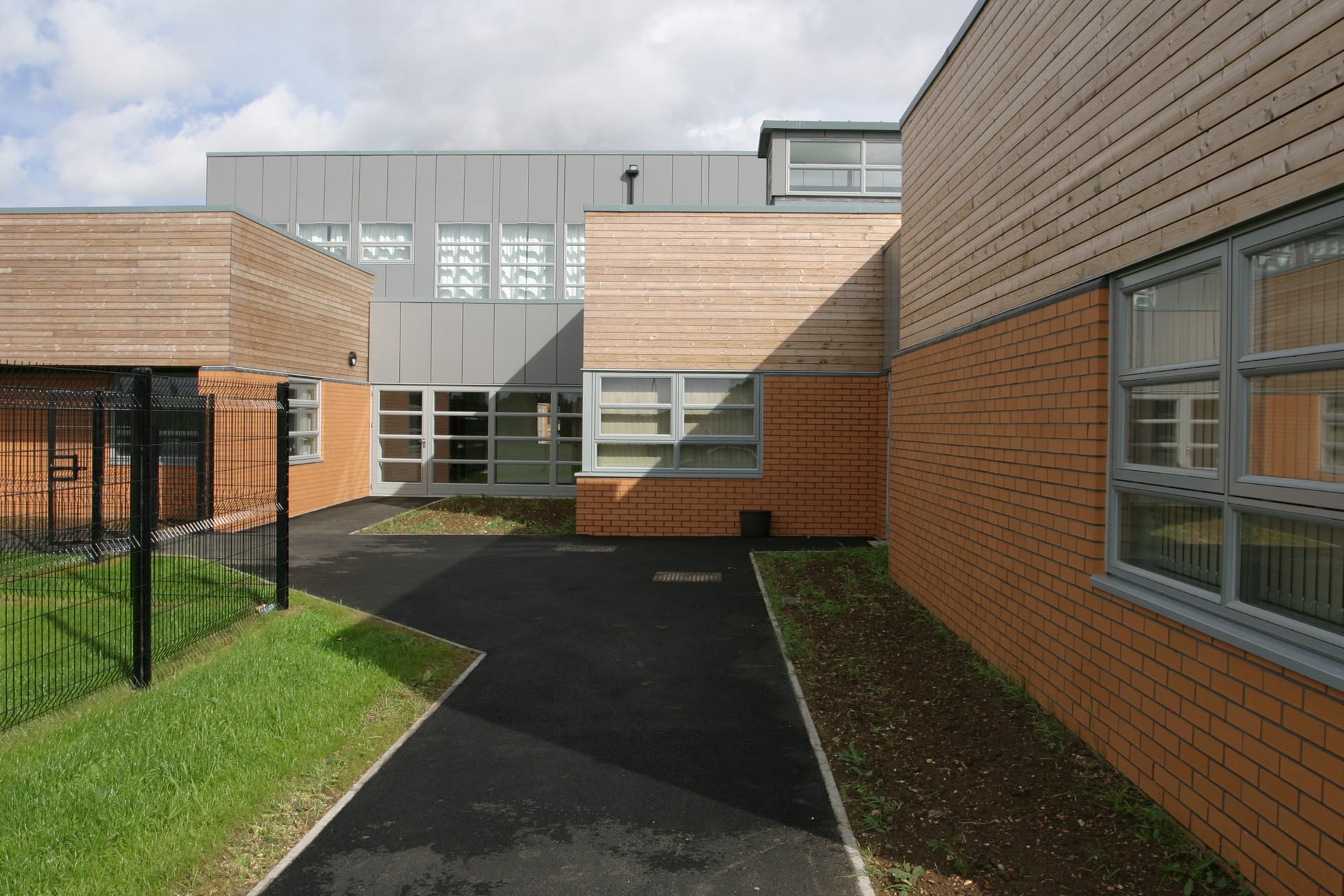 Broughton Fields School cladding composition