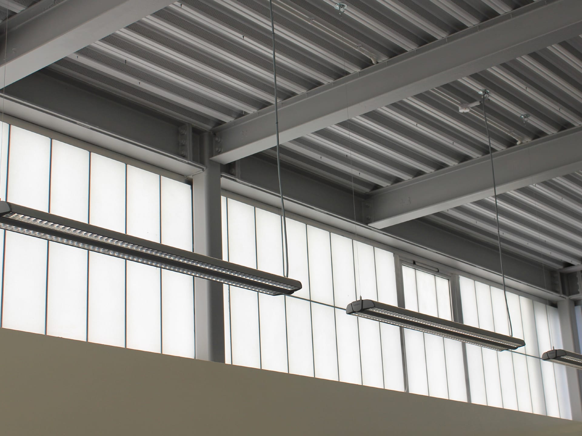 Denbigh School Milton Keynes steel frame