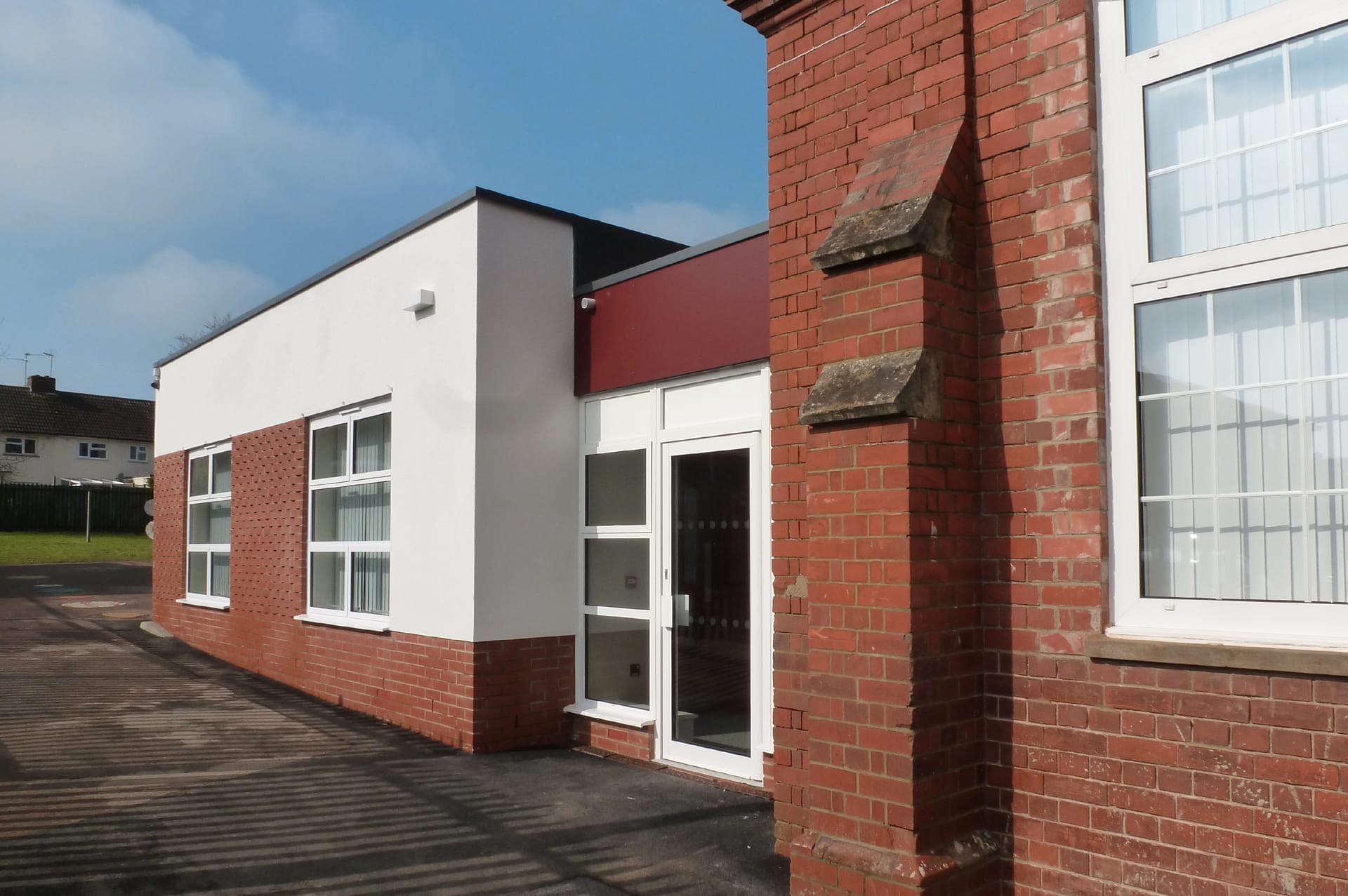 Irchester School classroom extension Stenton Obhi Architects