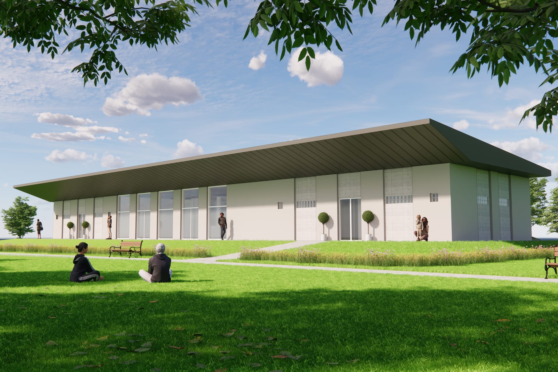 SBETPC Sports Pavilion Concept Stenton Obhi Architects