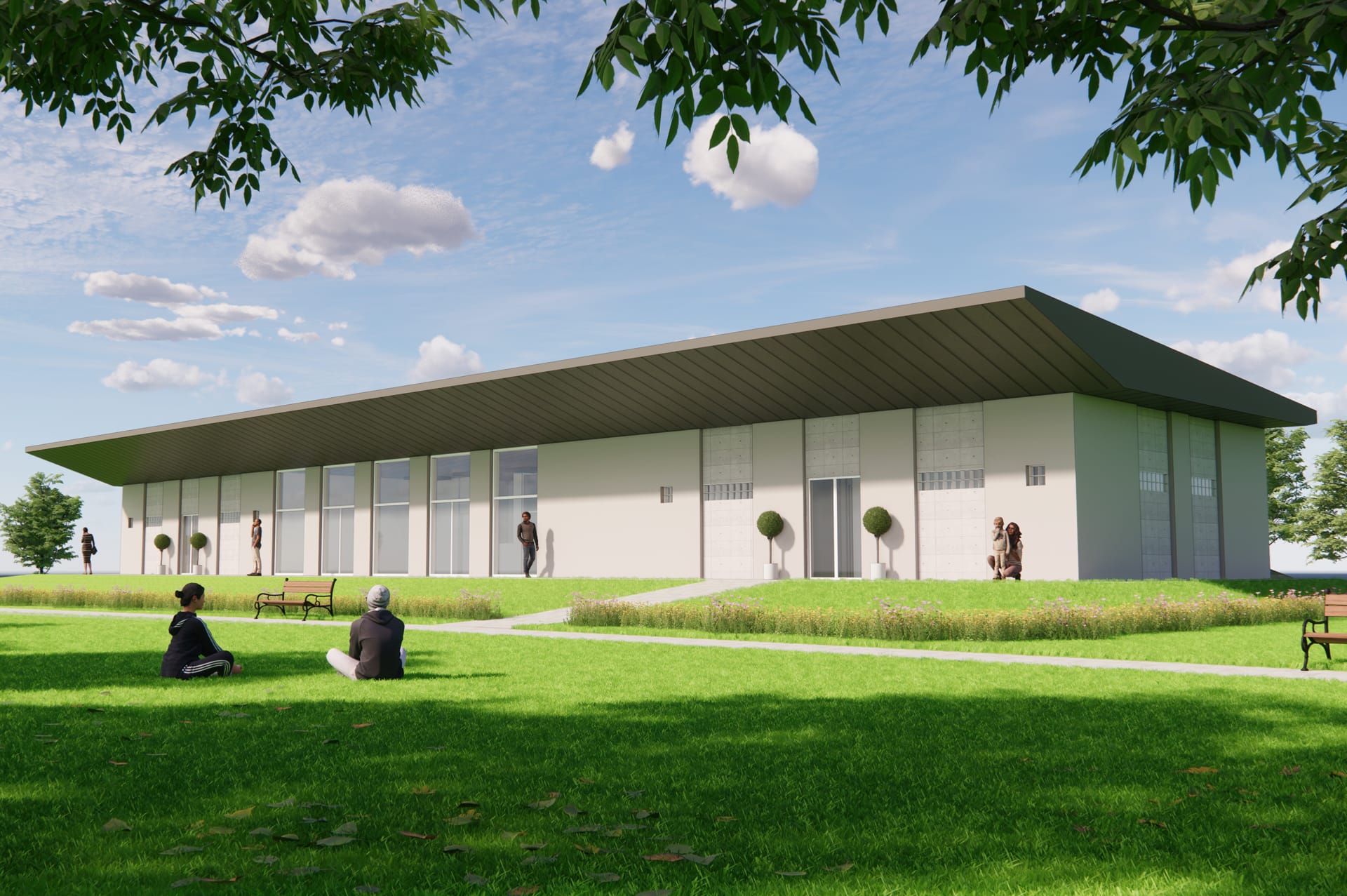 SBETPC Sports Pavilion Concept Stenton Obhi Architects