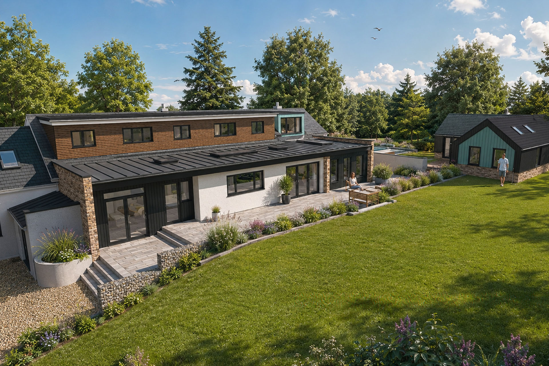 Warren Garden Render Rear 3D view
