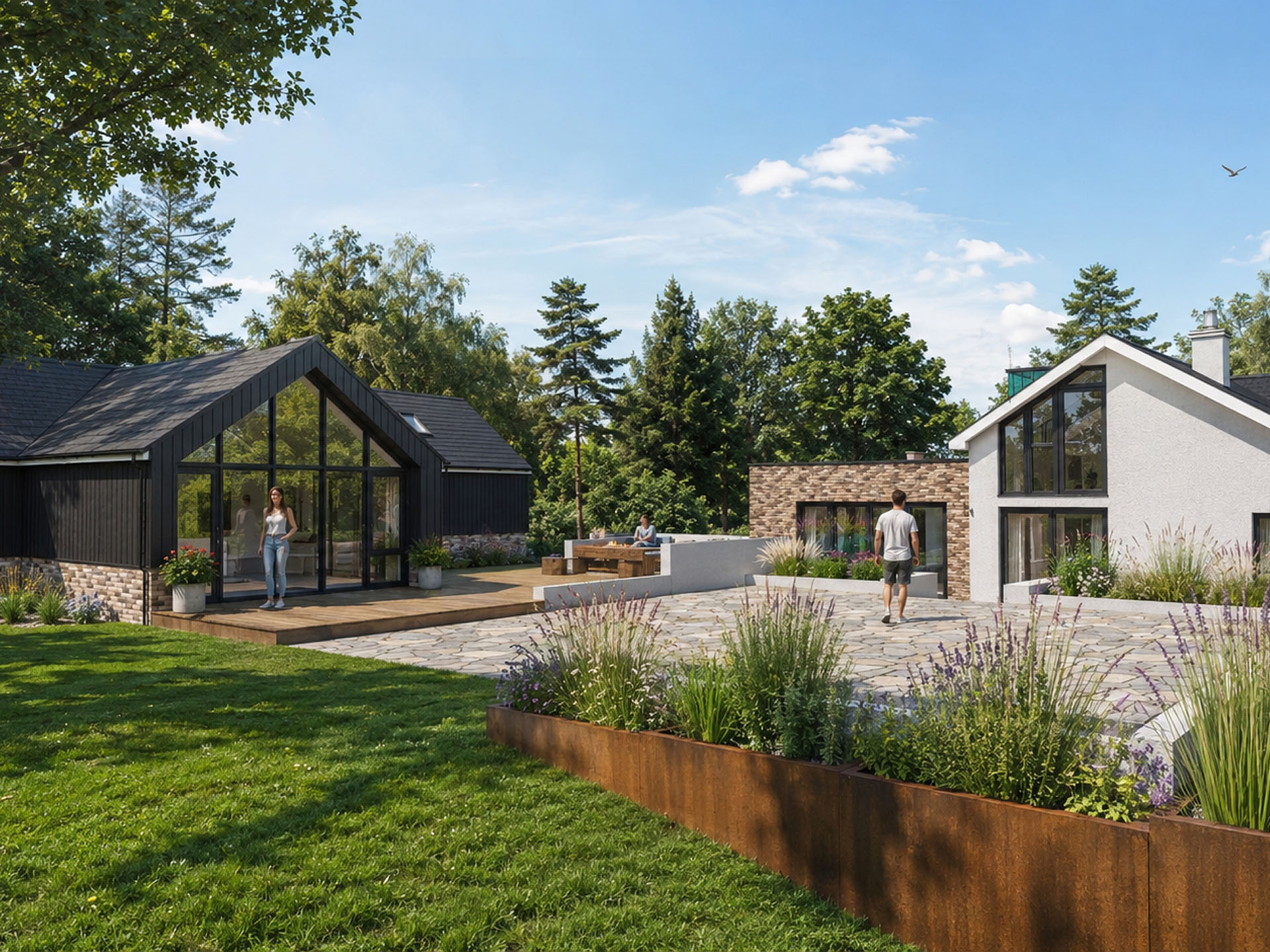 Warren outbuilding visual Side 3D view