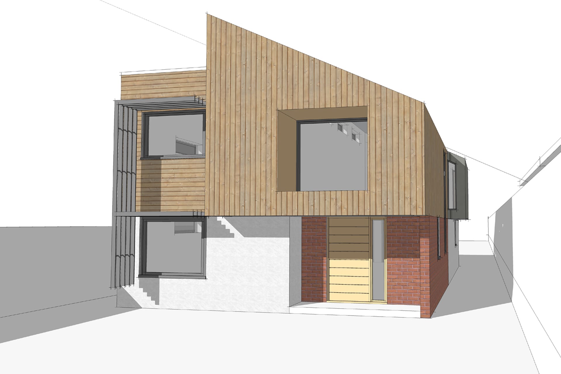 Sand Banks replacement dwelling design Stenton Obhi Architects