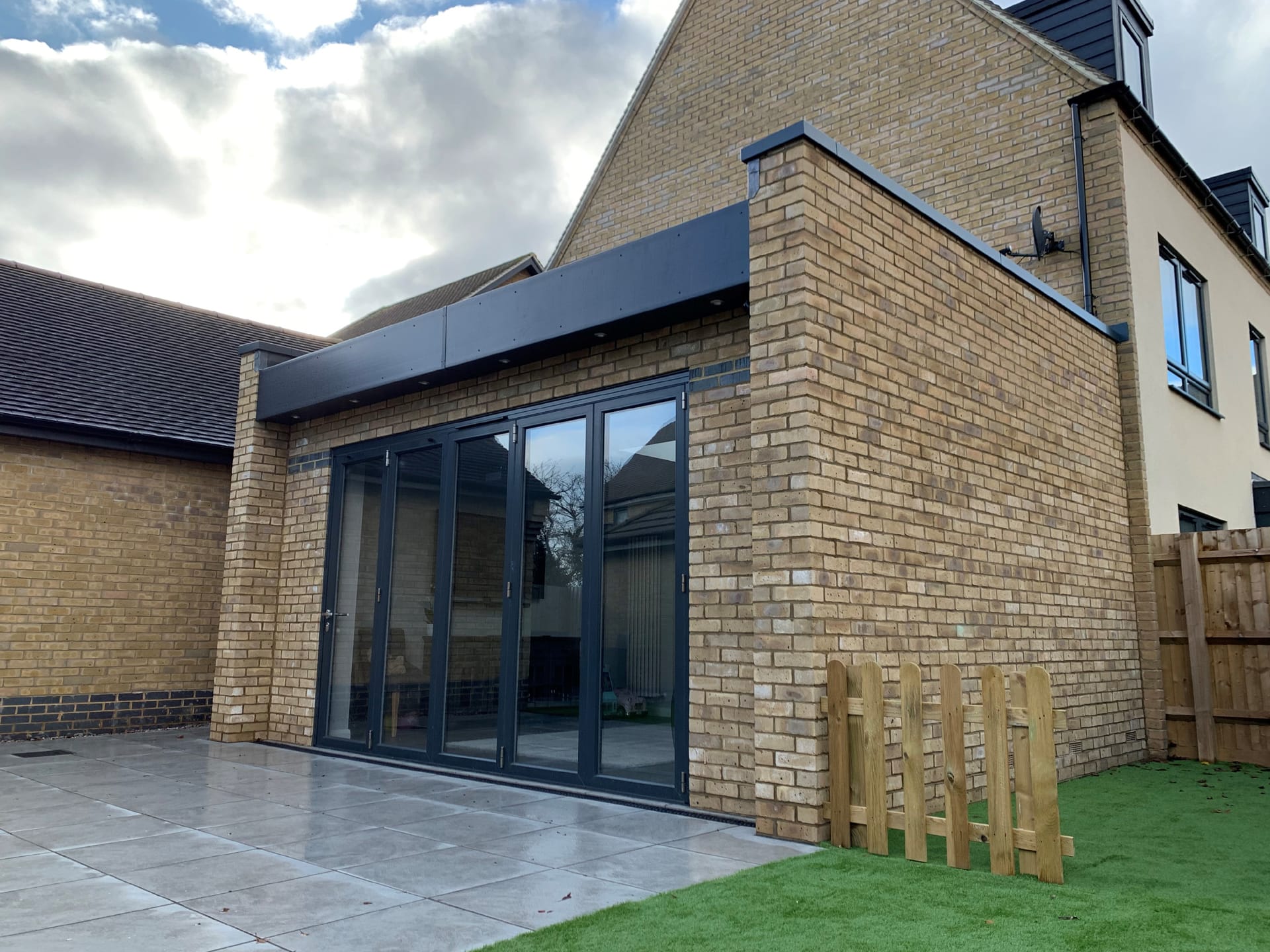 Sayers Court residential extension flushglaze rooflight