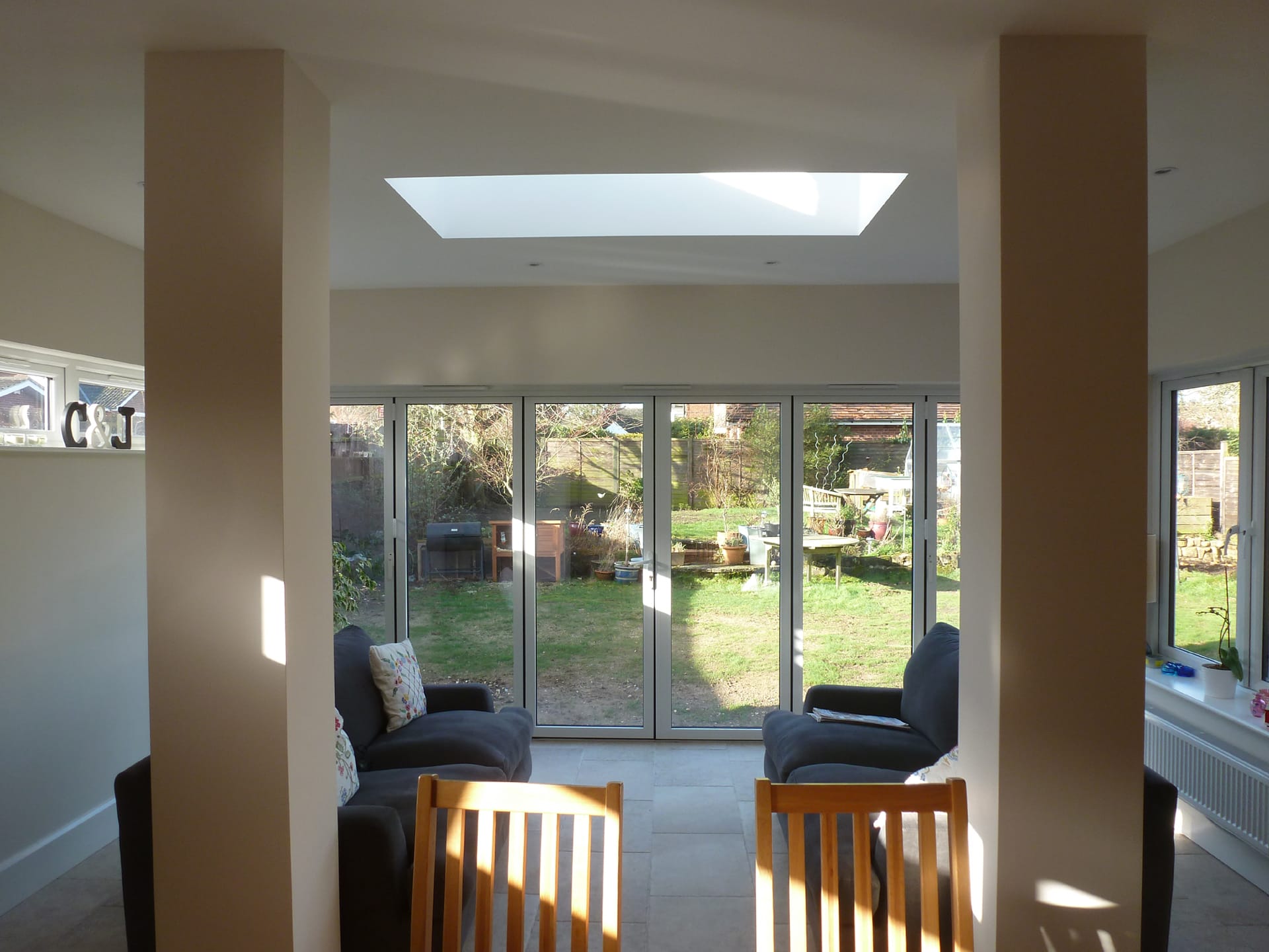 Stoke Road Bifolding Doors Flushglaze Rooflight Lightwell