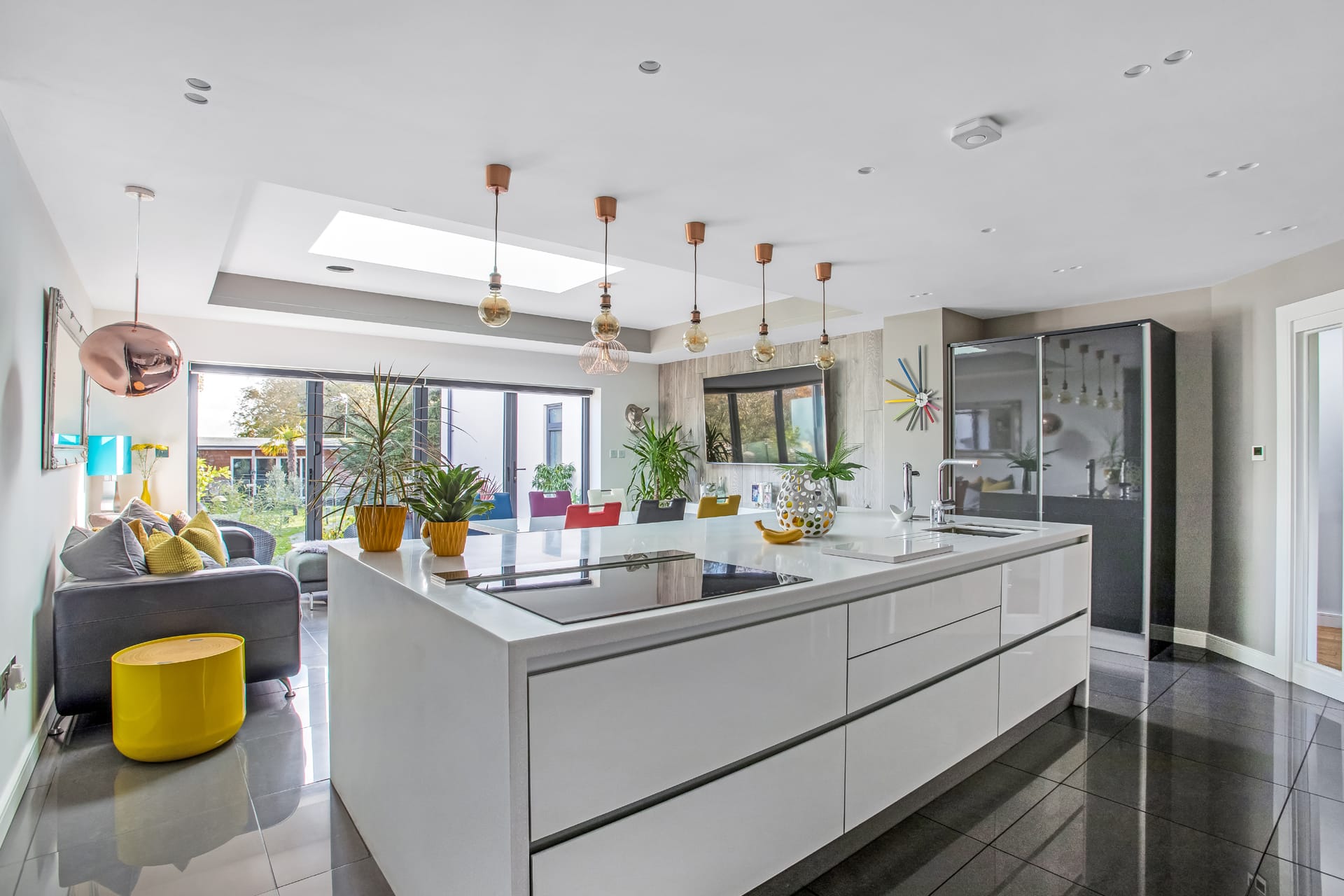 open plan kitchen extension